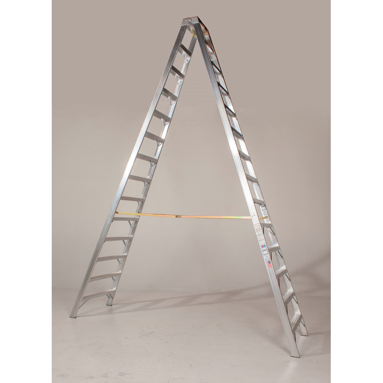 Bauer Corporation 16 ft Aluminum TwoWay Ladder with Type 1A 300lbs